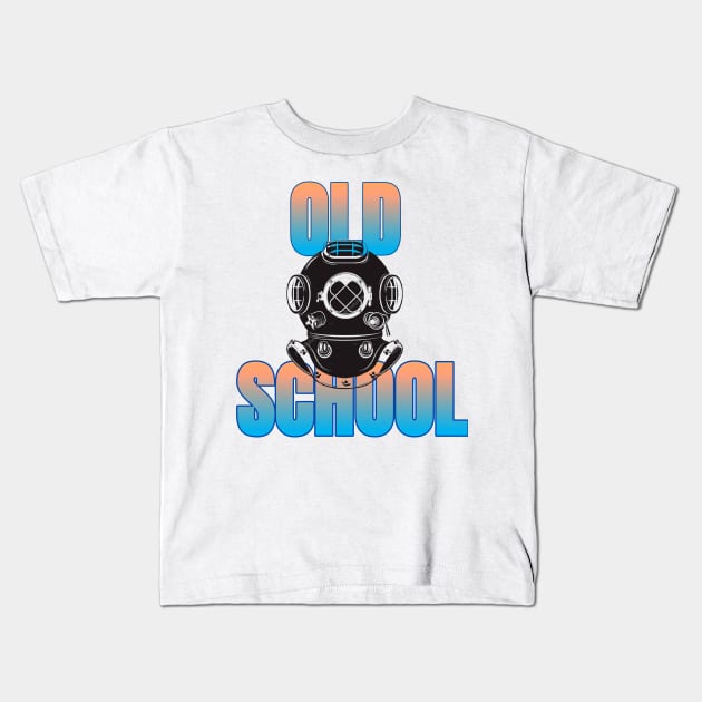 Scuba diving t-shirt designs Kids T-Shirt by Coreoceanart